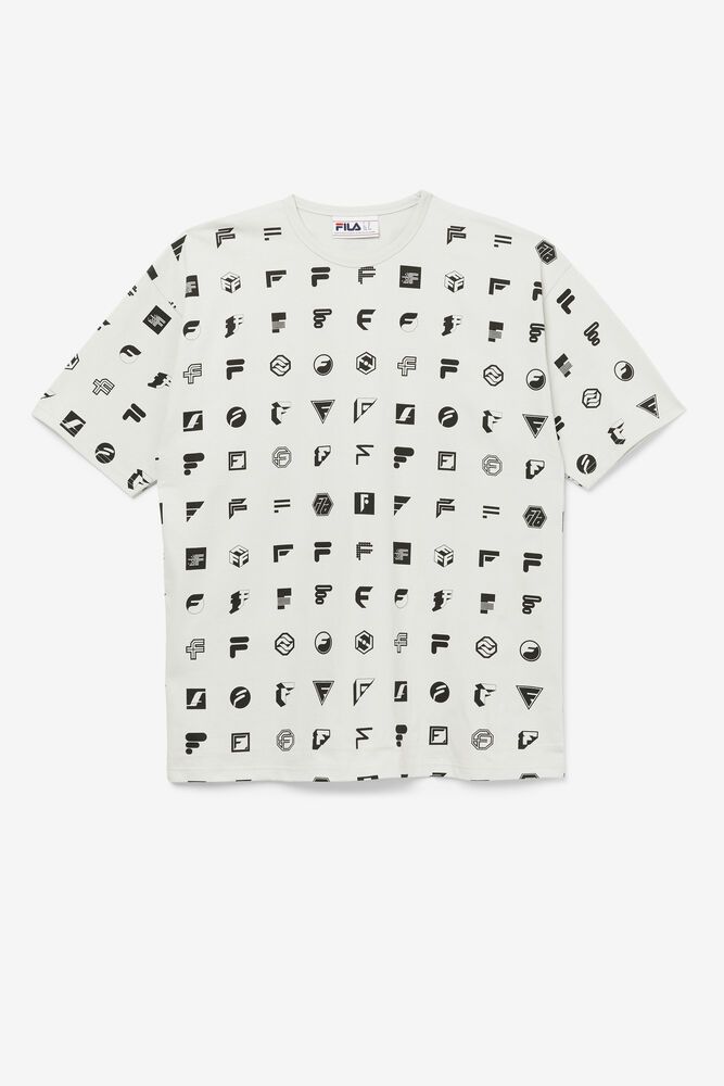 Fila T-Shirt Mens White - Farworks Oversized - Philippines 4237615-YG